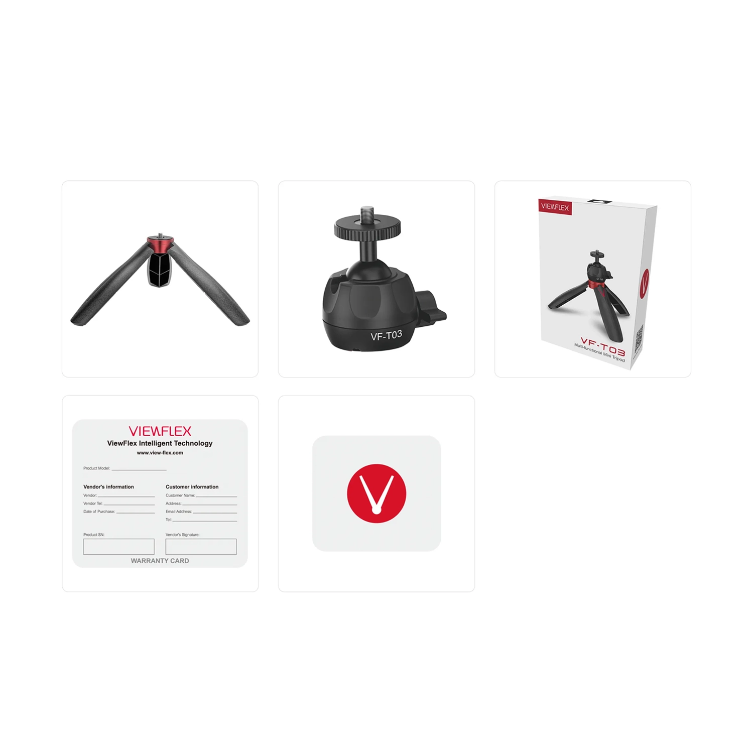 سه پایه رومیزی ویوفلکس ViewFlex VF-T03